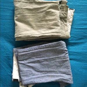 (2) J.crew Chambrays Slim-fit pants